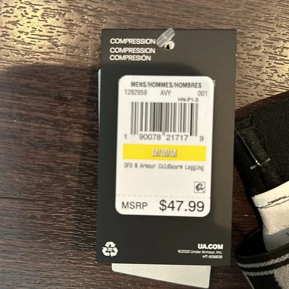 Brand New Under Armor Compression Cold Gear Leggings - Picture 2 of 2